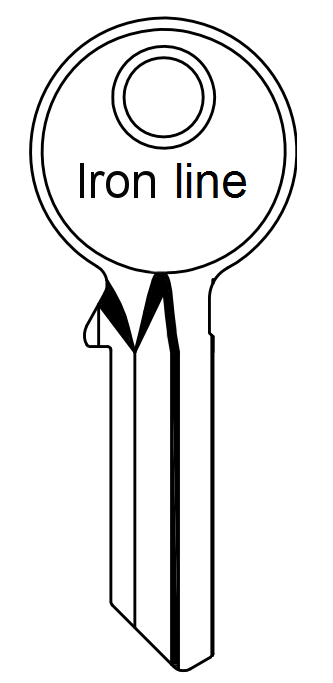 Gerda klucz surowy Iron Line